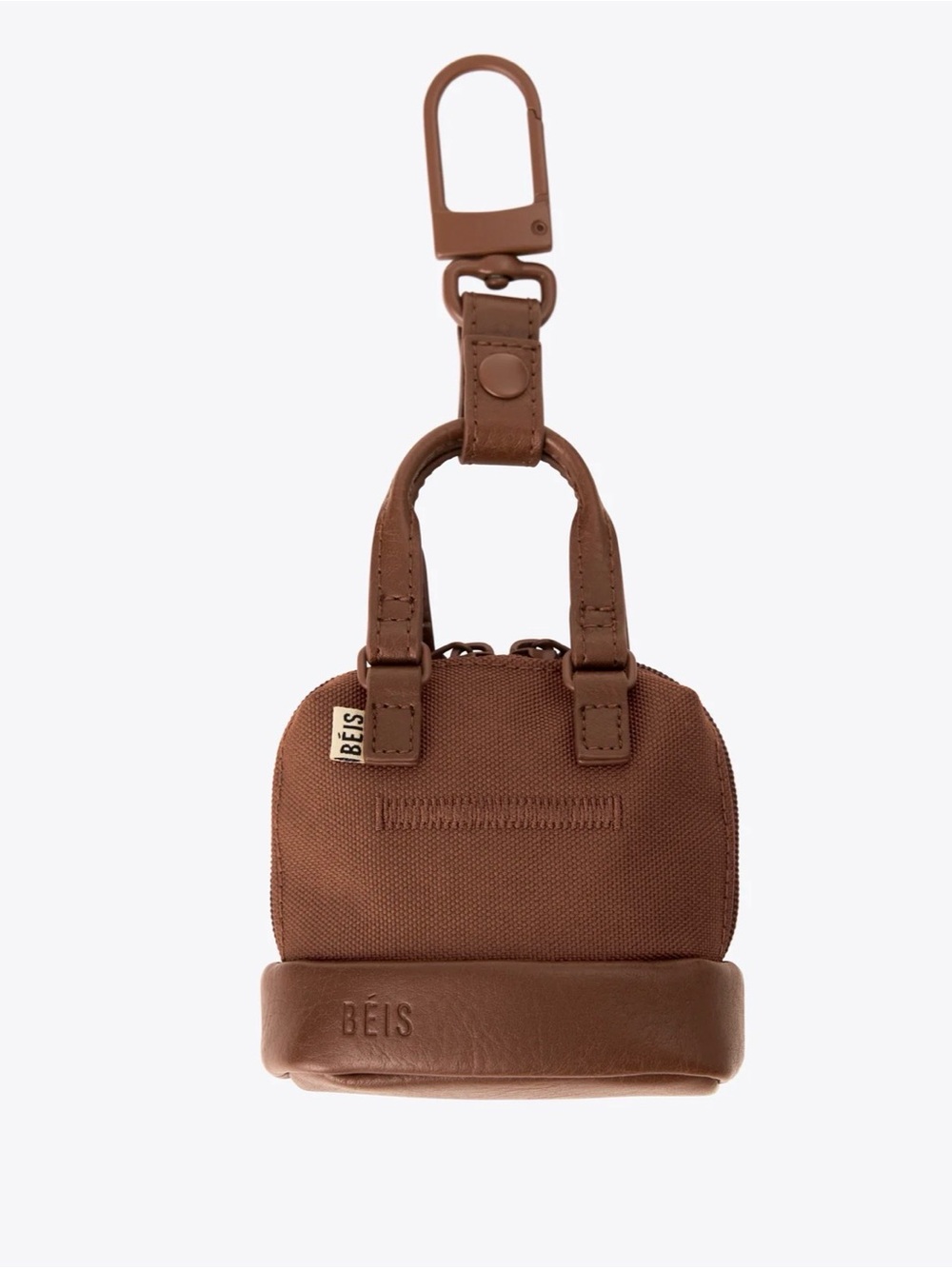 BEIS The Mirco Weekender Charm In Maple